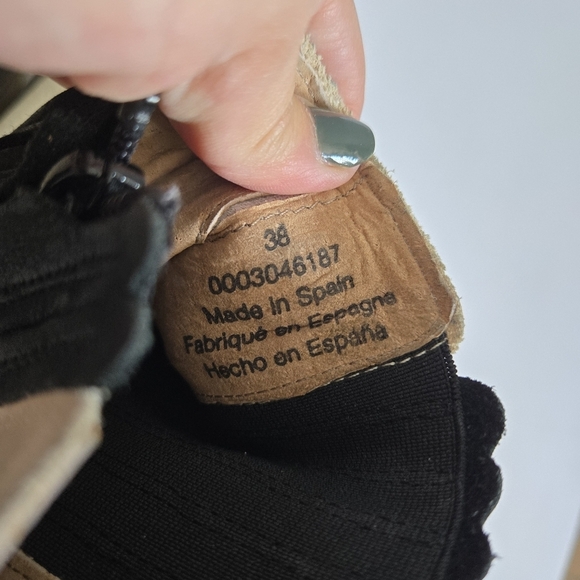 Free People James Chunky Heel Chelsea Boot White Leather Size US 7.5 EU 38 - Picture 3 of 8